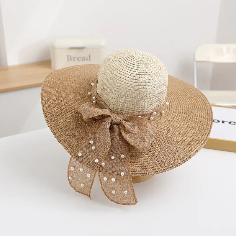 Breathable Straw Hat for Women's Sun Protection