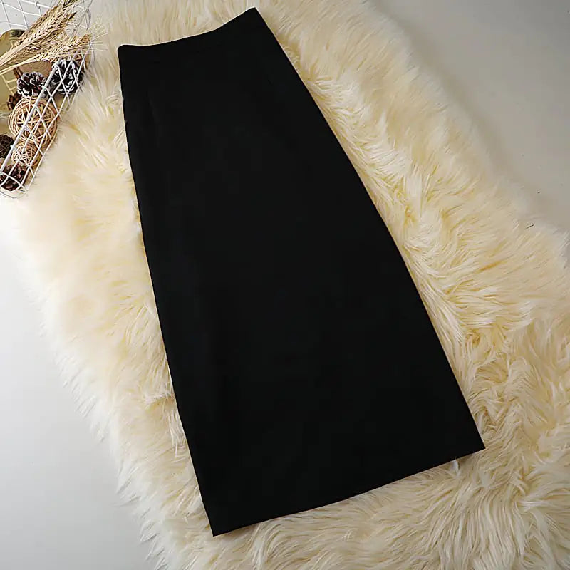 Vintage High-Waisted Summer Skirt for Women