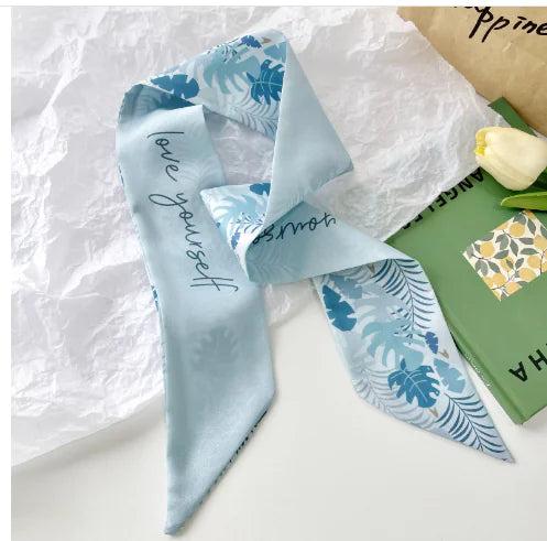 Korean Style Double-Sided Silk Scarf for All Seasons
