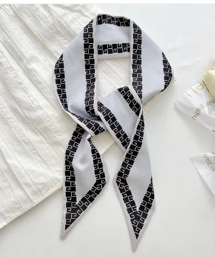 Korean Style Double-Sided Silk Scarf for All Seasons