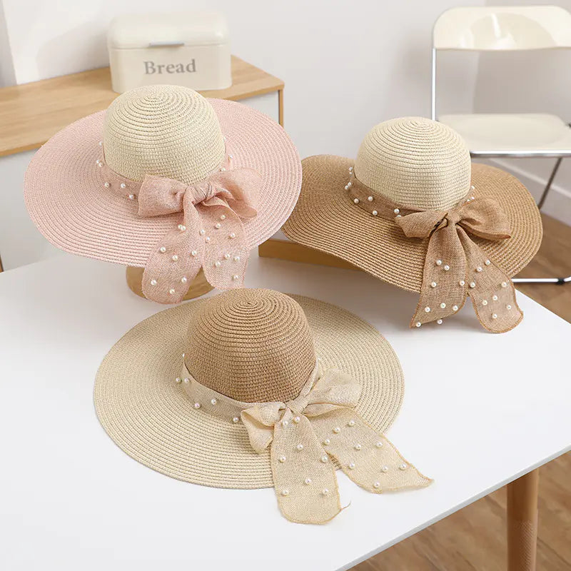Breathable Straw Hat for Women's Sun Protection