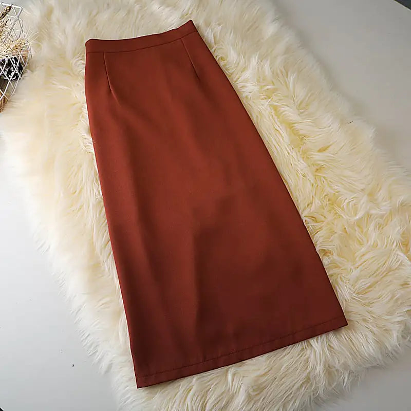 Vintage High-Waisted Summer Skirt for Women