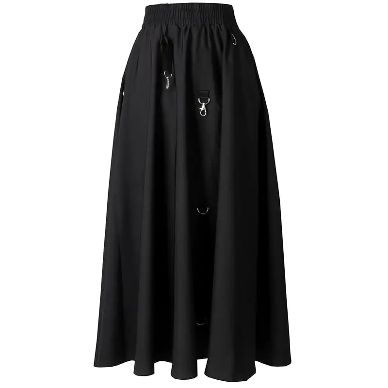 Summer Elastic Waist Thin Half-Body Skirt