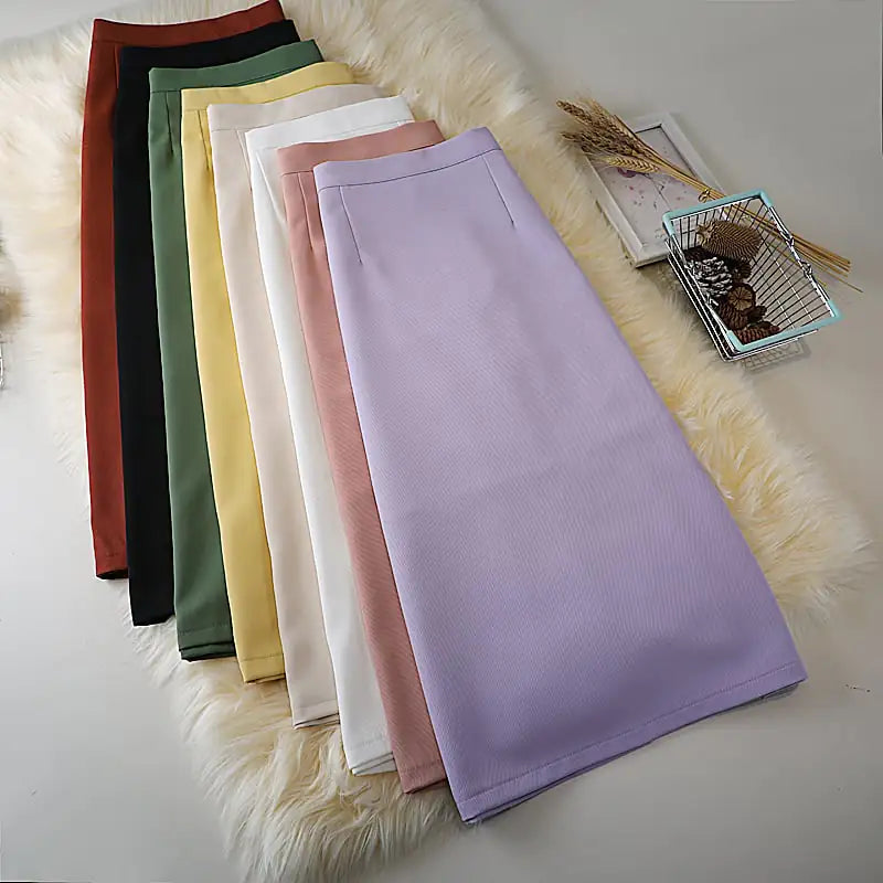 Vintage High-Waisted Summer Skirt for Women